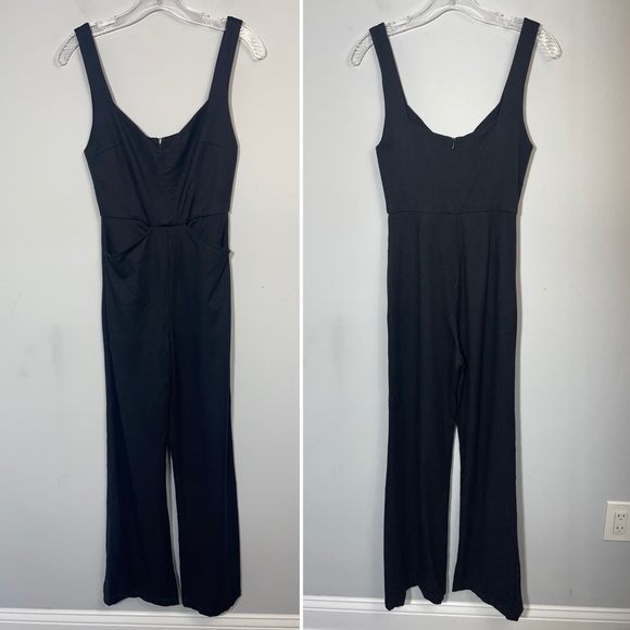 Reformation Black Twill Jumpsuit Net a Porter Exclusive Size 2 Pockets Rare - Picture 9 of 16